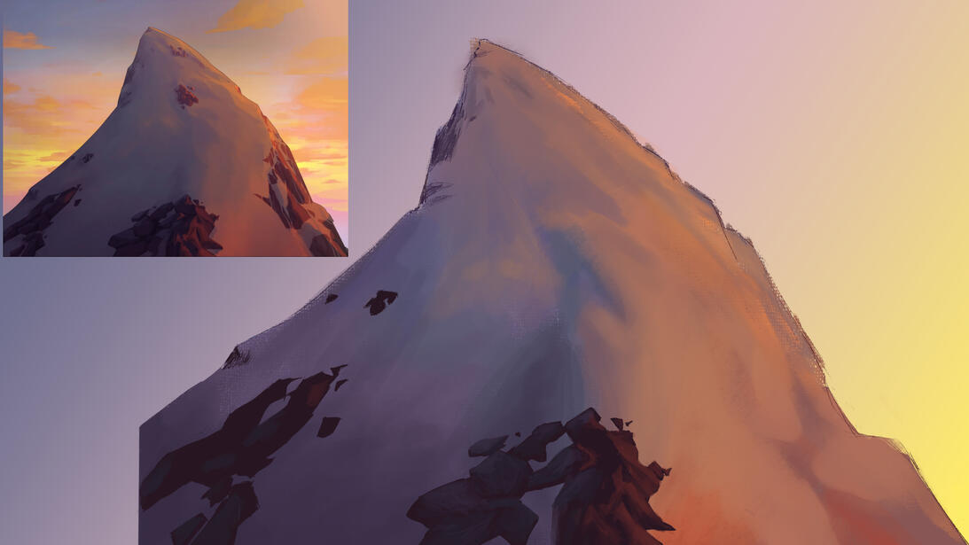 A colour study of Eduardo Vargas' use of colours and brushstrokes.